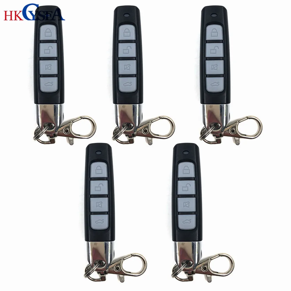 

HKCYSEA 5pcs,MINI Cloning Wireless Auto Garage Door Remote Control Transmitter Duplicator ( Face To Face Copy) 315/330/433MHZ