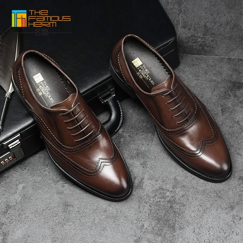 

Men's shoes, men's business casual leather shoes