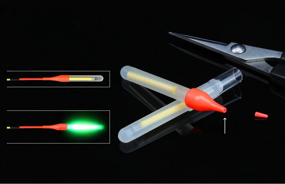 5 шт./пакет рыбалка поплавок Флуоресцентный светильник палка светильник ночного поплавок стержень светильник s темно-палке flotteur de peche рыболовные снасти
