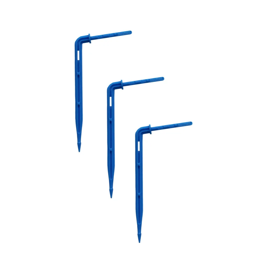Blue Arrow Dripper for 3/5mm Hose Greenhouse Irrigation System Curved Arrows Emitter Automatic Watering Pipe Dripper 500 Pcs plants irrigation kits drip irrigation garden dripper