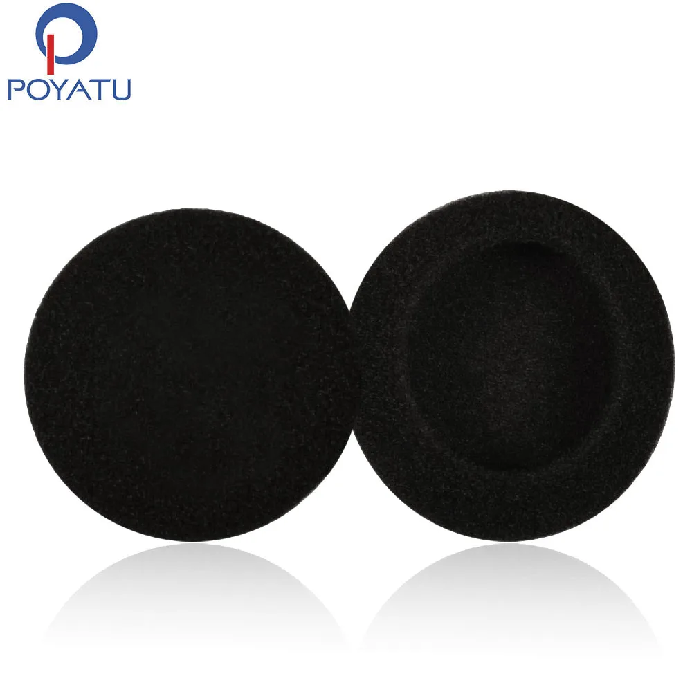 

POYATU Foam Pad Ear Pads For Jabra Biz 620 USB Headset Earpads Replacement Durable 50mm Earpads Black Ear Cushions Pads