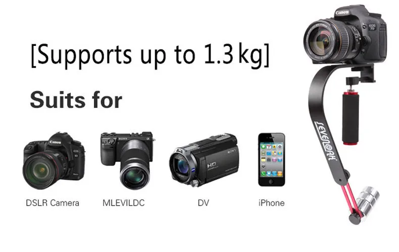 Sevenoak SK-W02 ручной захват видео Steadycam стабилизатор для Nikon Canon 600D камера sony Panasonic видеокамера DV iPhone 7 GoPro