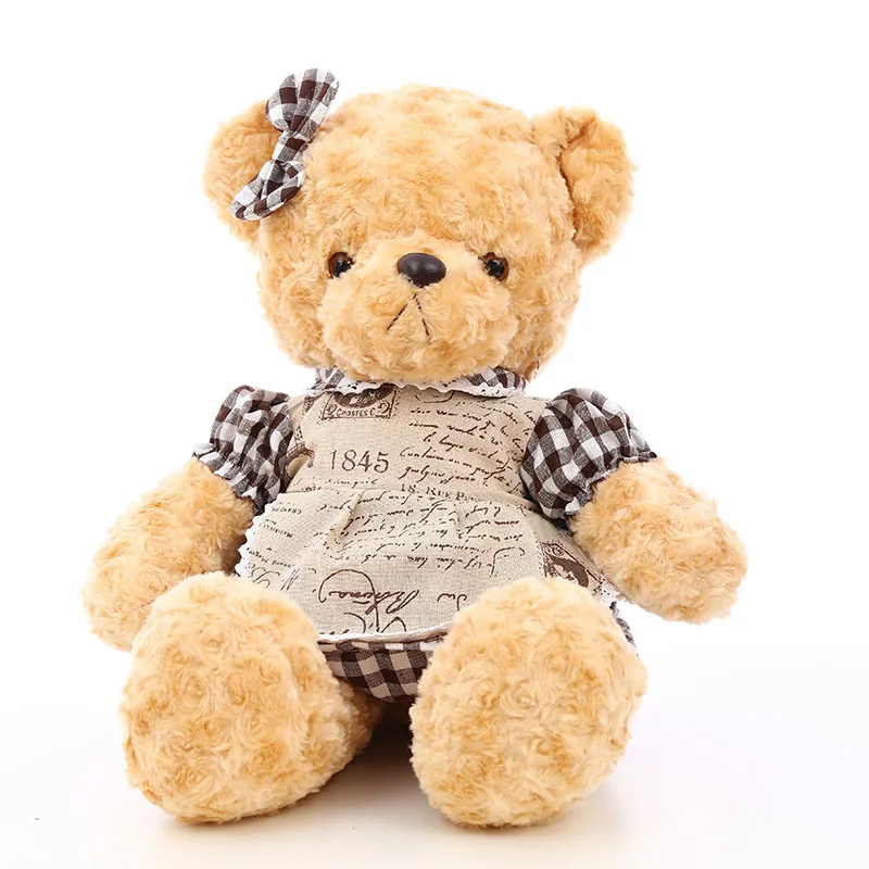 Пара Teddy Bear Плюшевые игрушки куклы большой отправить Девушка День Святого Валентина подарок на Рождество подарок на день рождения