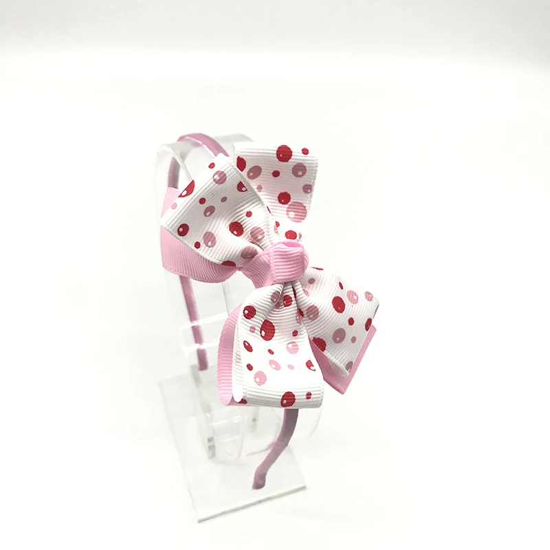 

hair bandsHandwork Double-deck Bows 3.3Inches Girls Solid Hair Bows Hair Clips Ribbon Hairpins Children hair accessories hairba