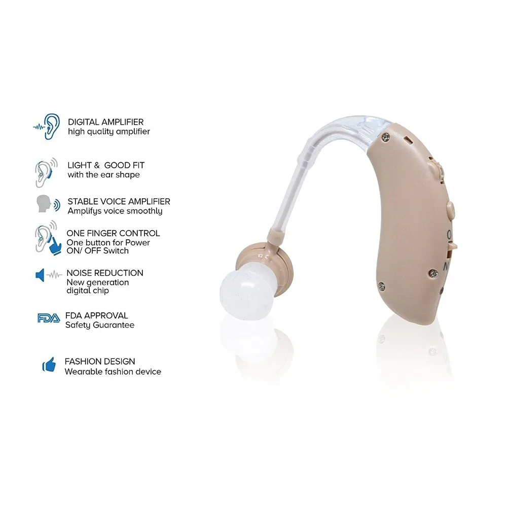 Надежный цифровой слуховой аппарат MicroEar шумоподавление слуховые аппараты для