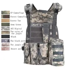 Монтажный Охотничий жилет амфибия многофункциональный легкий модуль тактический охотничий защитный жилет для наружного CS камуфляж