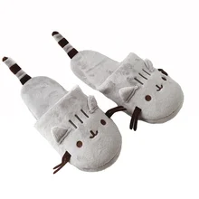 fur slippers women shoes Household interior female antiskid slippers cartoon cat fluffy cotton lovers winter flip flops women fur slippers women shoes Household interior female antiskid slippers cartoon cat fluffy cotton lovers winter flip flops women