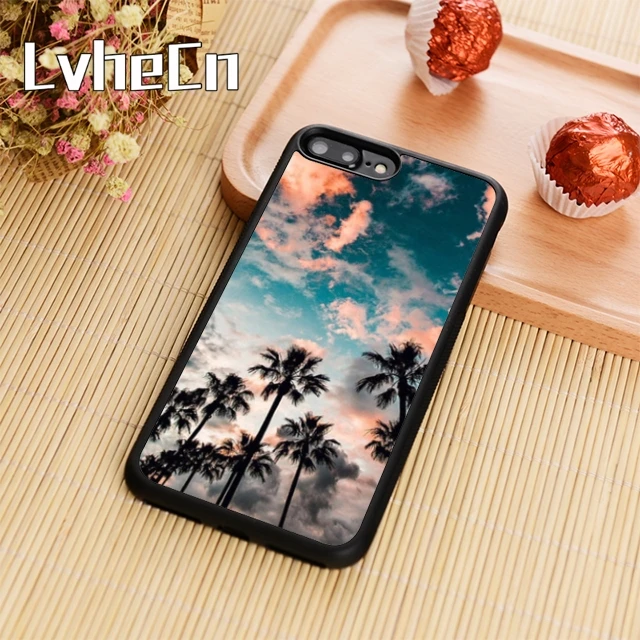 LvheCn CALIFORNIA PALM TREES Phone Case Cover For iPhone 5 6s 7 8 plus 11 pro X XR XS max Samsung S7edge S8 S9 S10 note8 |
