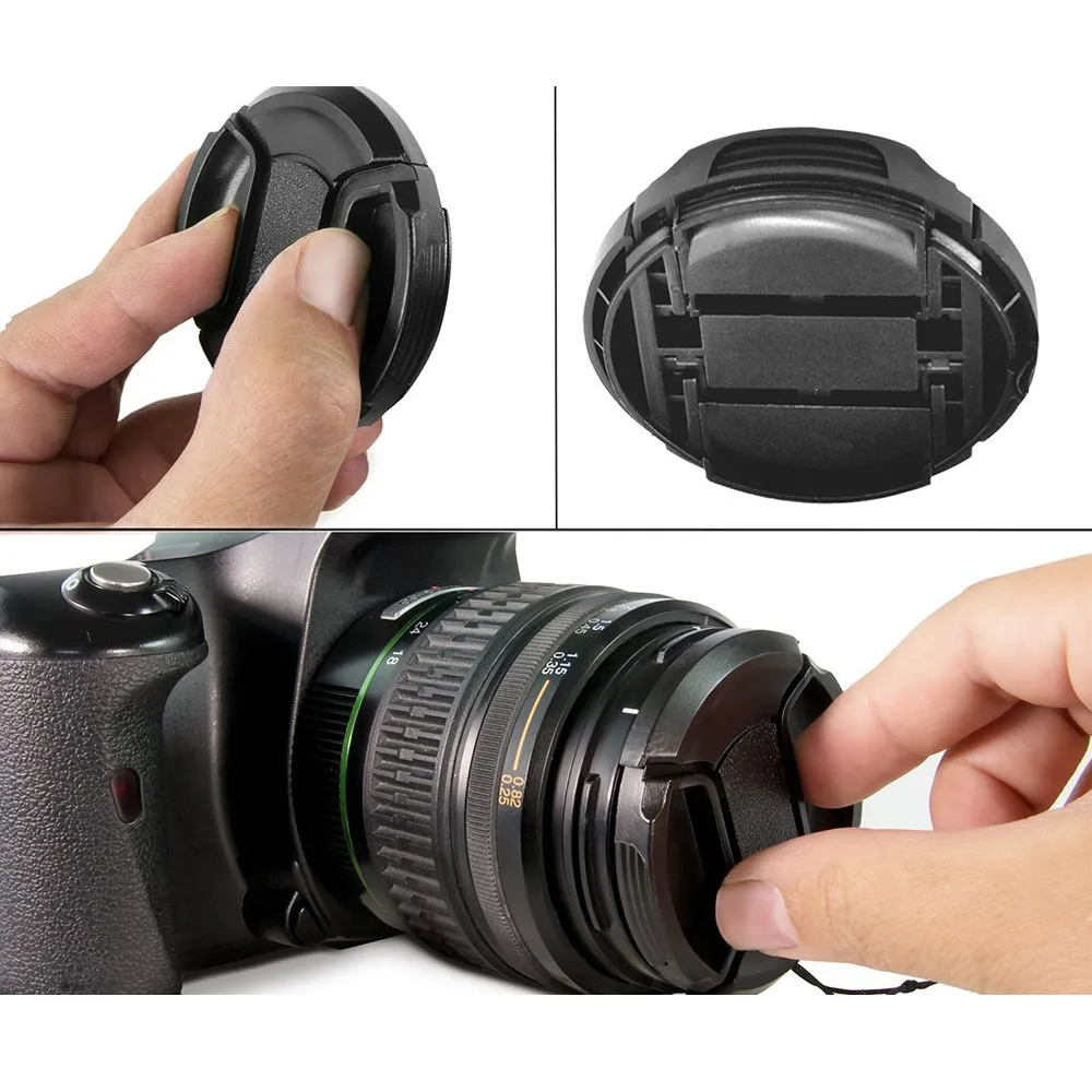 86 мм 95 мм 105 мм передний фильтр для объектива защелкивающаяся крышка Защитная крышка для Canon для Nikon для объектива камеры sony