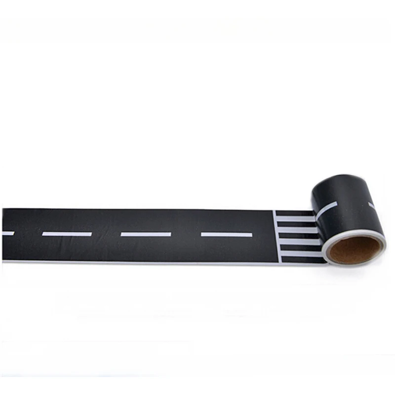 

Railway Tape Pattern Road sticker Adhesive DIY Masking Kids Train High Way 1 roll Paper Model Railroads Traffic