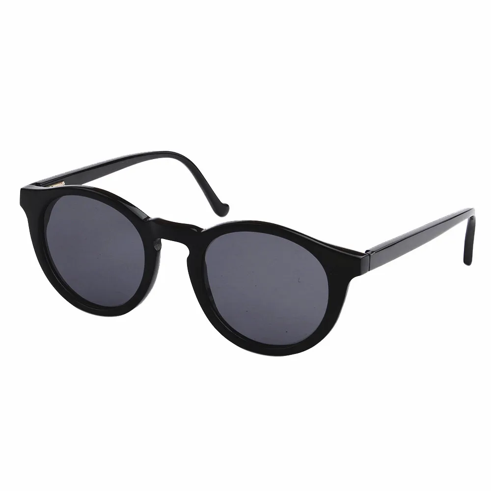 

LONSY Original Buffalo Horn with titanium Sunglasses with Vitage round shape frame LS4004