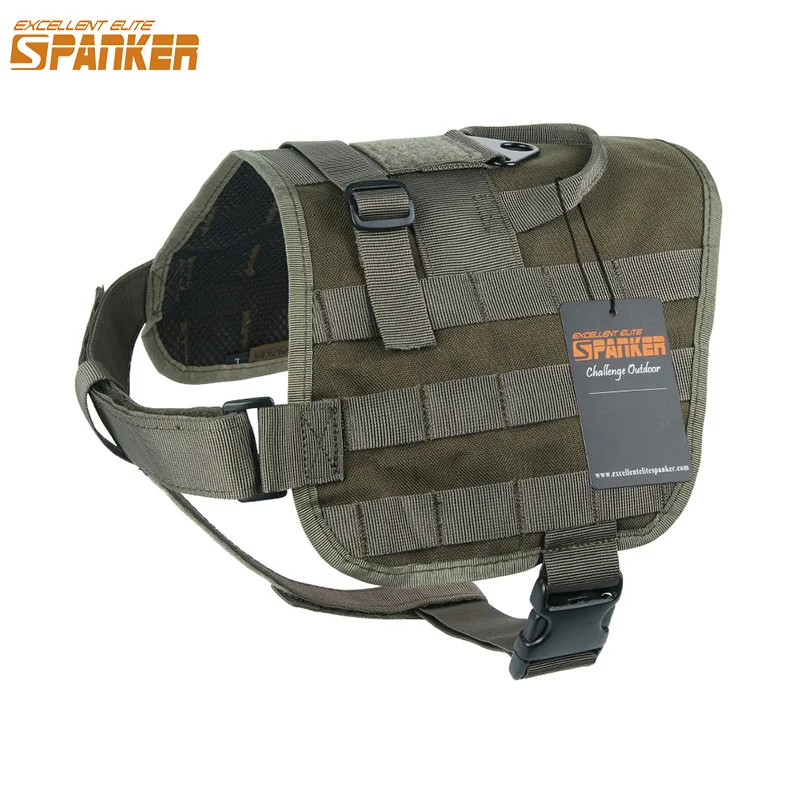 

EXCELLENT ELITE SPANKER Outdoor Dog Vest Battle Edition Hunting Dog Garment Pet Dog T-Shirt Tactical Pet Clothing Accessories