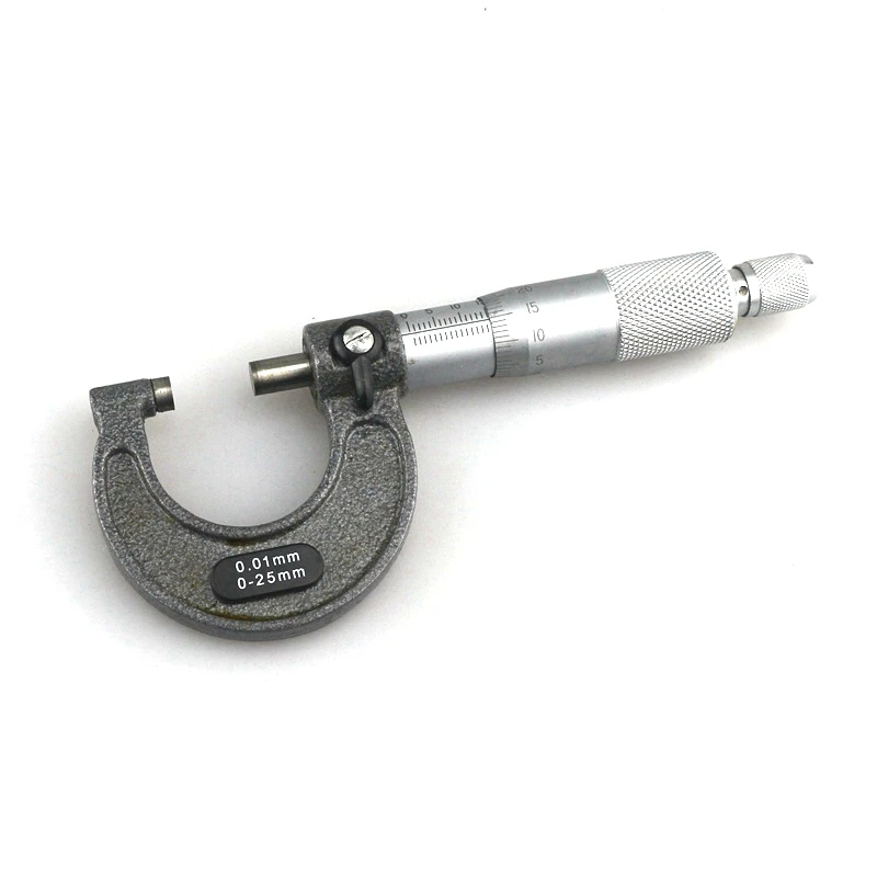 Механический микрометр 0-25 мм 0,01 мм наружный метрический микрометр