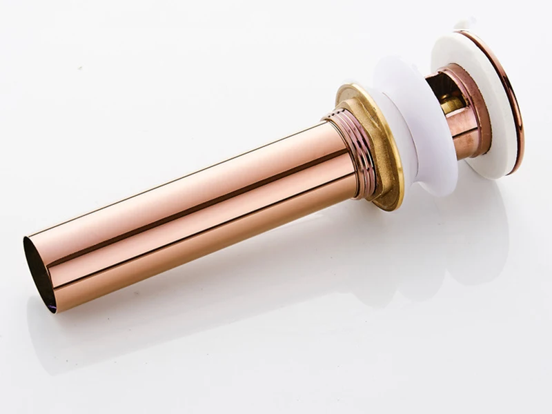 rose gold  basin pop up drain 11