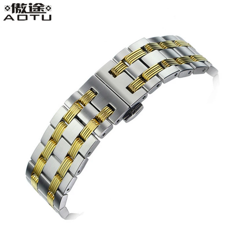 

Stainless Steel Watchbands For Tissot T065 430A Seastar Series Men Watch Strap Metal Watch Belt Bracelet Watch Band 19mm Straps