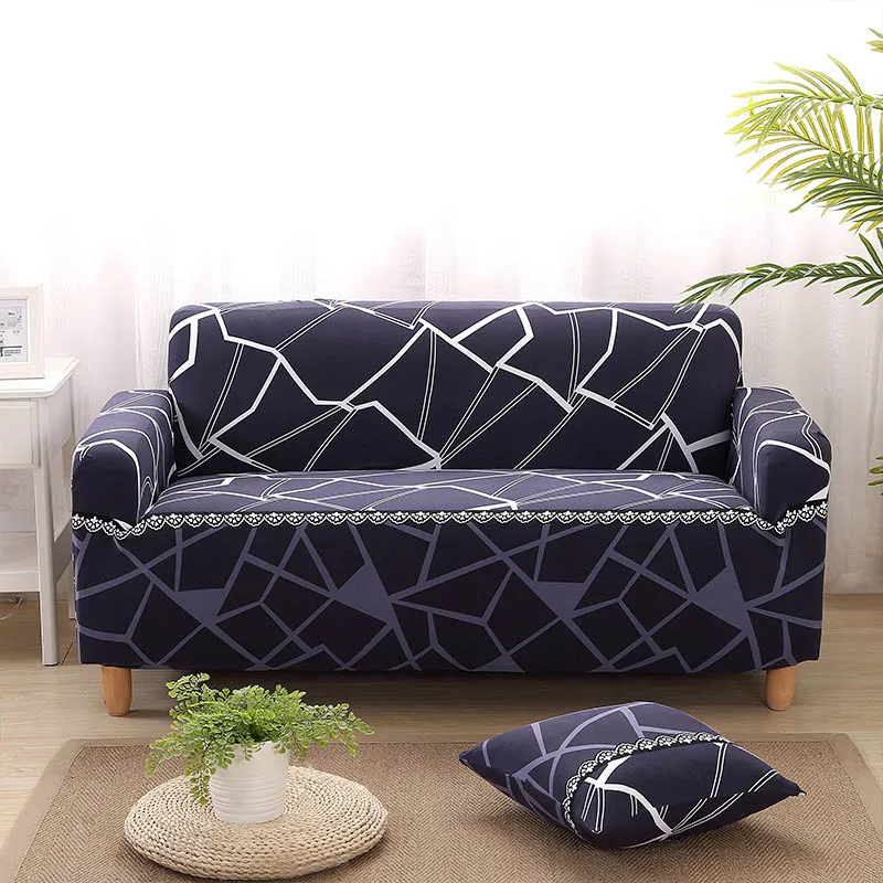 Современный Эластичный чехол для дивана с принтом, чехол для дивана, плотная обертка, моющаяся УНИВЕРСАЛЬНАЯ мебель, чехол для дивана для гостиной - Цвет: Color 8