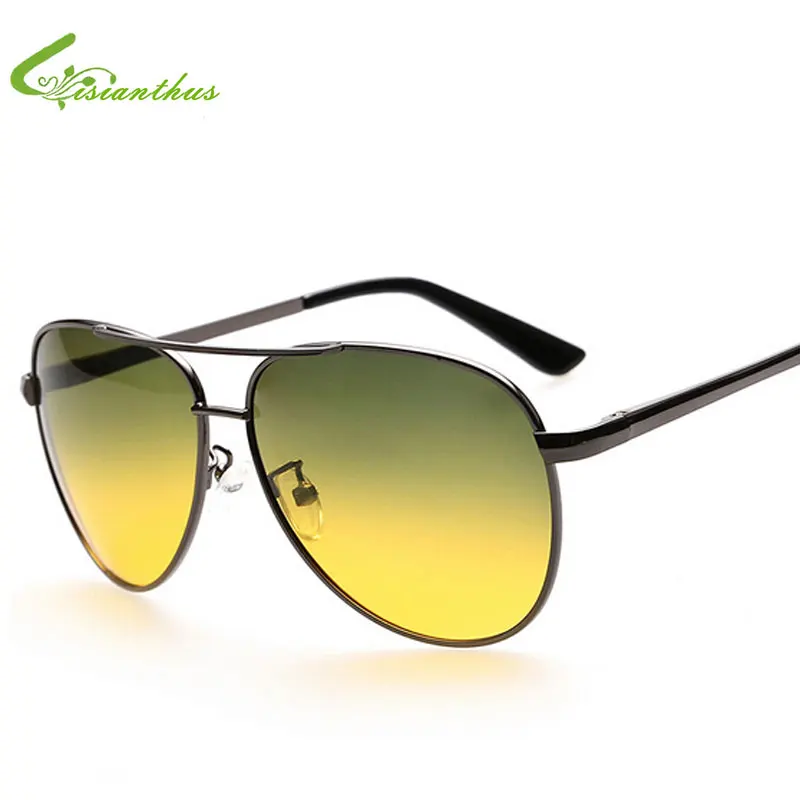 Night Driving Glasses Day and Night Polarized Sunglasses Men Metal