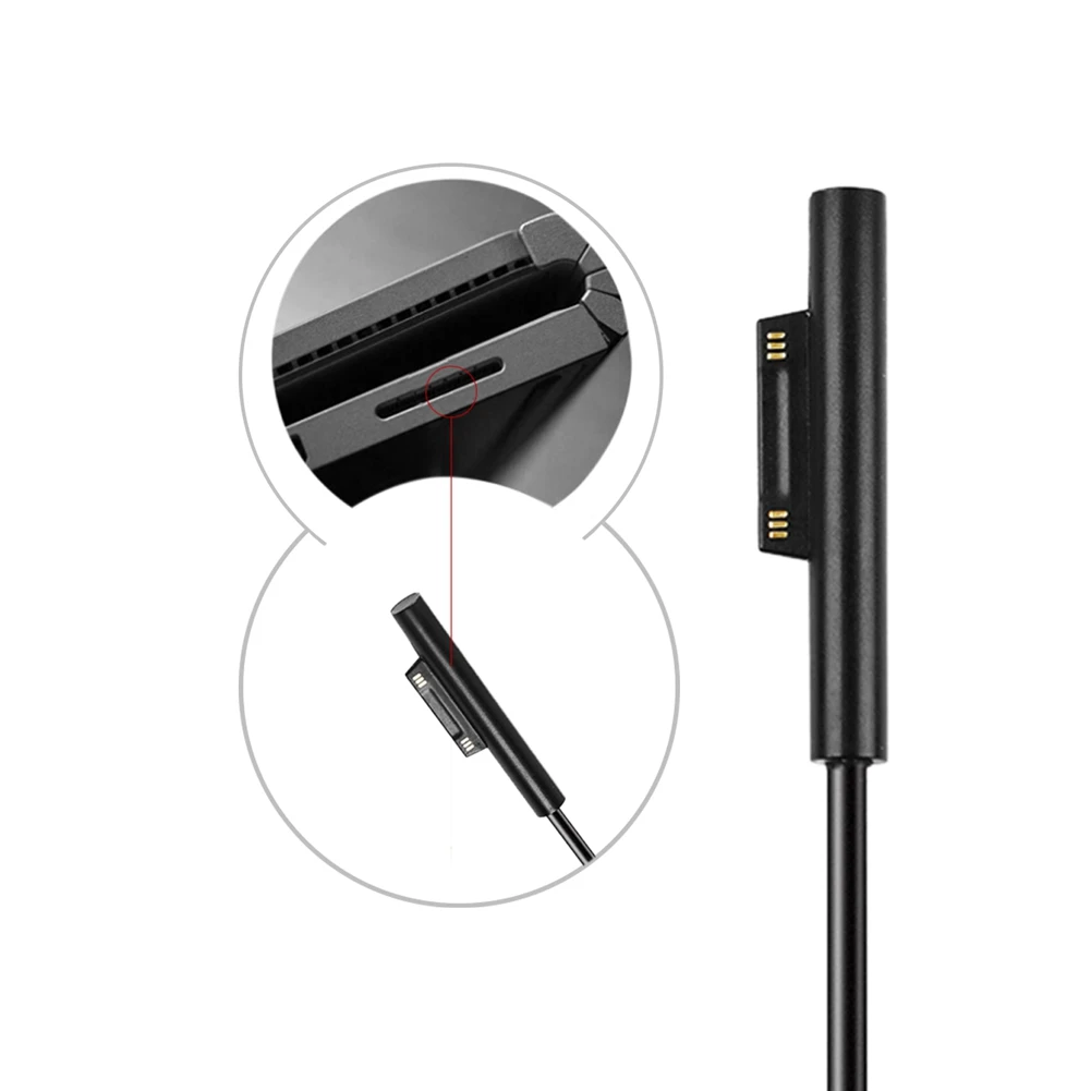 12 В а портативный кабель для зарядки, кабель для быстрой зарядки, адаптер, зарядное устройство для microsoft Surface Pro6 Pro5 Pro4 Pro3 Book