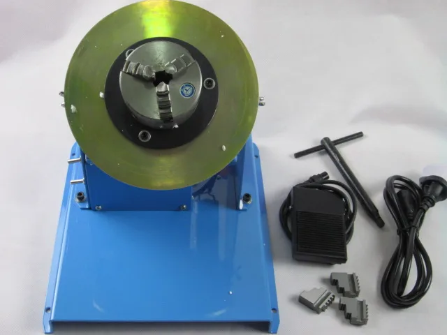 New 2-10RPM 10KG Light Duty Welding Turntable Positioner with 65mm Chuck Y