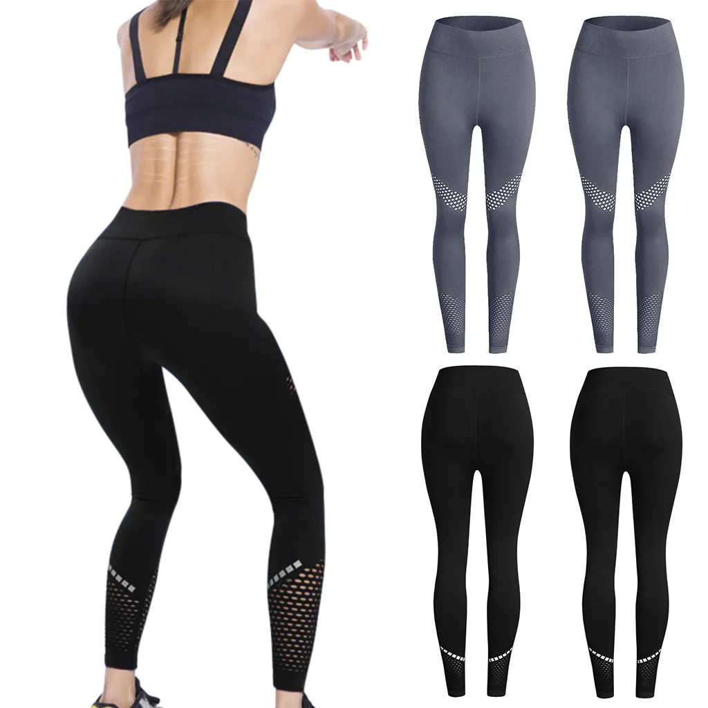

Women Leggings Seamless Solid Color Sports Tight Pants Hips High Waist Thread Breathable Comfortable Pant Brand Fashion Hot