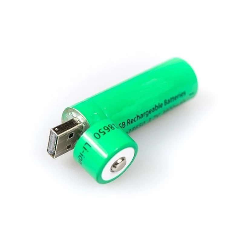 

18650 USB Rechargeable Li-ion battery 3.7V 3800mAh Lithium Ion USB charging socket for flashlight torch