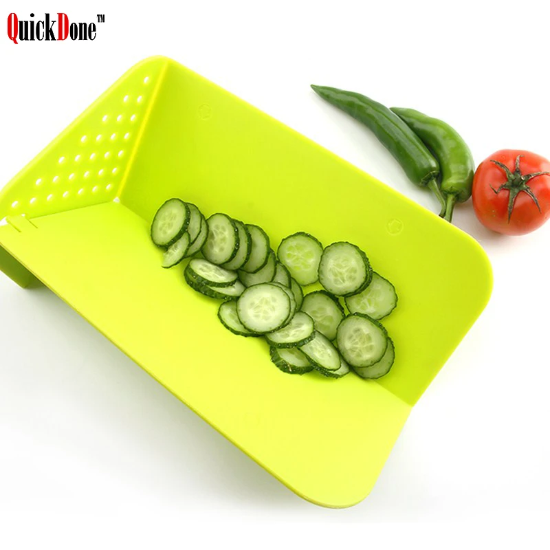 

QuickDone Portable Creative Folding Cutting Camping Outdoor Chopping Board Cooking Mat Tool AKC5060