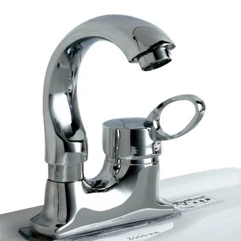 

A1 Bathroom single and double hole rotatable wash basin faucet pure copper hot and cold wash basin faucet wx05041018