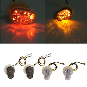 

YAM Motorcycle 12V Flush LED Turn Signal Light for Yamaha YZF R1 R6 R6 SFZ1S FAZER