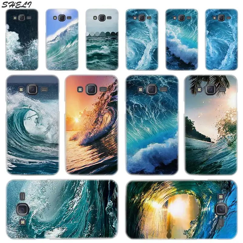 

Sheli The waves Ocean water Transparent Hard Phone Case for Samsung J1 J2 J3 J4 J5 J6 J7 J8 2015 2016 2017 2018 J7 Prime Plus