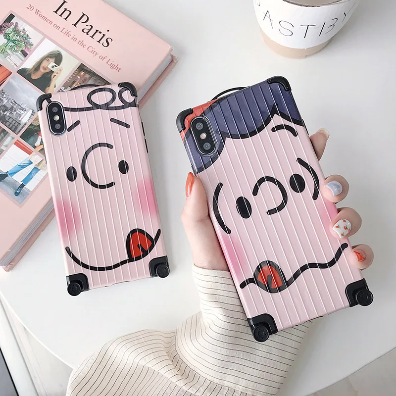 

Cartoon Peanuts Charlie Lucy Phone Case For iphone x xr xs max xs 6 6s 7 8plus Cute Couple trunk backcover phone capa