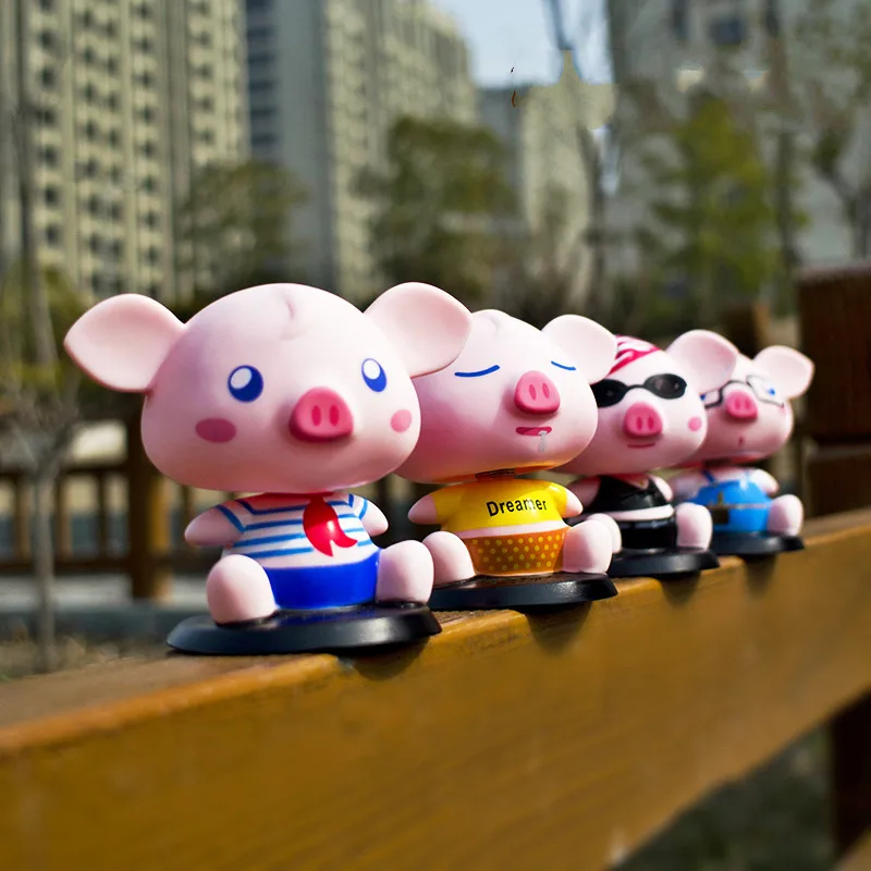 

Cartoon Car Ornaments Creative Car Dashboard Decoration Bobble-head Dolls Car Interior Decoration Accessories