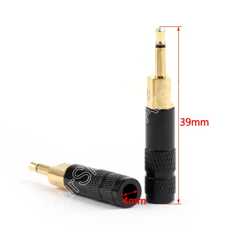 Artudatech 4 Pair 2 5mm Headphone Audio Cable Connector Pin Plug Adapter For Sennheiser HD700 Black Jack Parts
