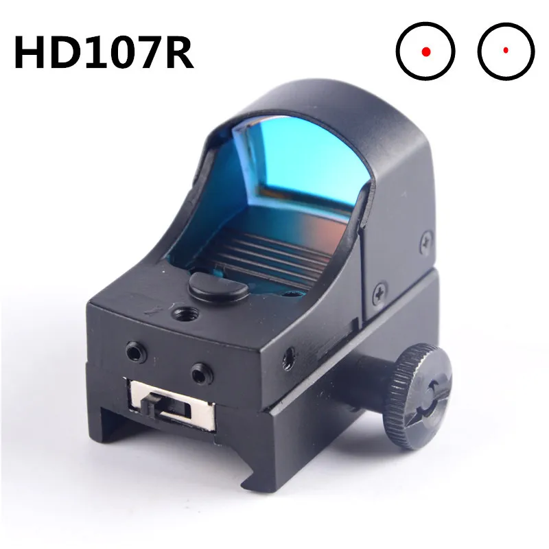 

CBSEBIKE Lens Riflescope Holographic Sight Micro Reflex Scope Levels Mini Hunting Rifle Dot Collimator
