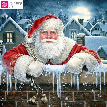 

Era,Full,Diamond Embroidery, "Snow Santa Claus",5D,Diamond Painting,Cross Stitch,3D,Diamond Mosaic,Needlework,Crafts,Christmas