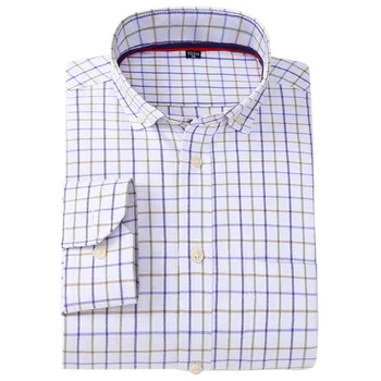 

LAAMEI Men Dress Shirts Formal Long Sleeve Mens Business Shirts Cotton Social Shirts Male Clothes Plus Size Slim Camisa Autumn