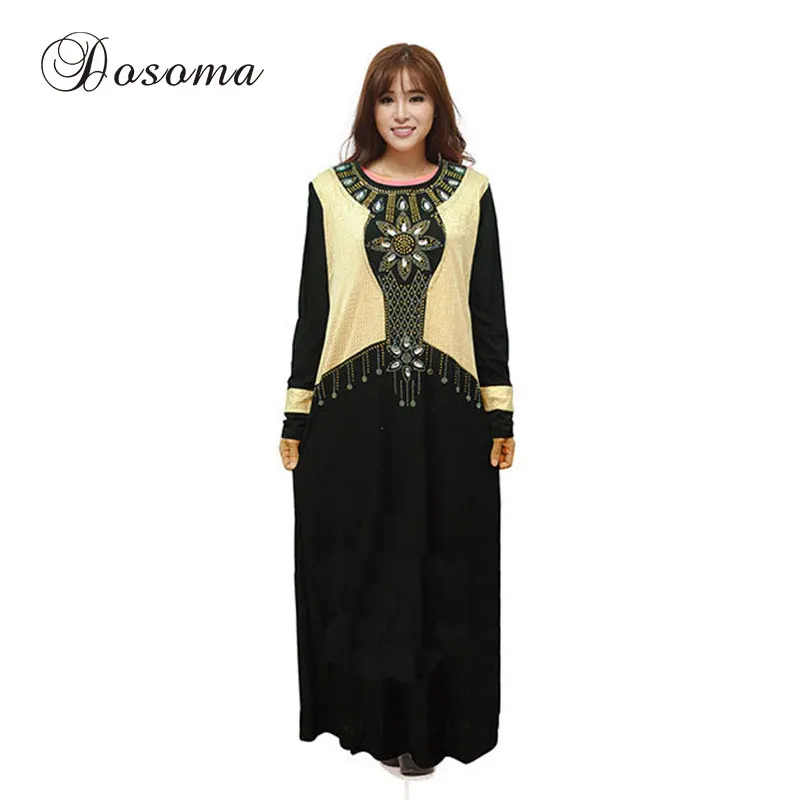 Islamic Women Cotton Maxi Dress Muslim Abaya Burka Indian 