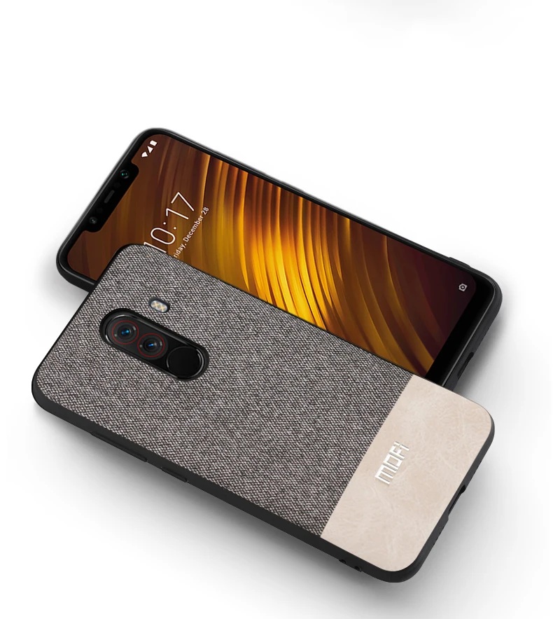 Для Xiaomi POCOPHONE F1 чехол-накладка global POCO F1 задняя крышка силиконовый тканевый защитный чехол MOFi чехол POCOPHONE F1