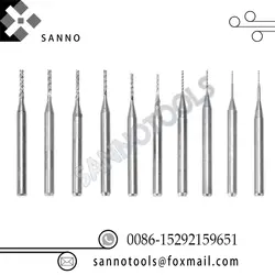 3 шт. Вольфрам Сталь сверла для плата 0,1-1,0 мм PCB Вольфрам Сталь спиральное сверло для производства печатной платы