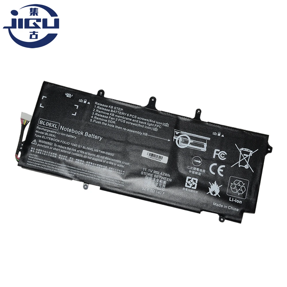 

JIGU Laptop Battery BL06042XL BL06XL HSTNN-DB5D IB5D W02C For HP For EliteBook Folio 1040 G0 G1 G2 F2R72UT L7Z22PA L9S82PA