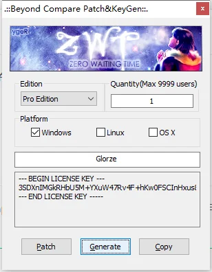 随手分享一下 Beyond Compare 4(4.3.2 24472) 的注册码一枚-高老四博客