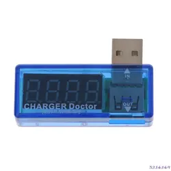 Мини цифровой USB мобильное зарядное устройство ток напряжение тестер Вольтметр Амперметр