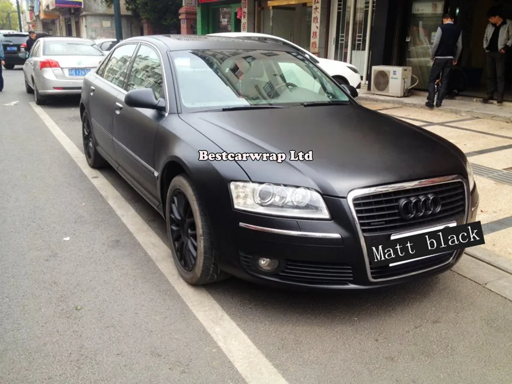 3m 1080 matt black Vinyl Car wrap FIlm matte Foile sheets (6)