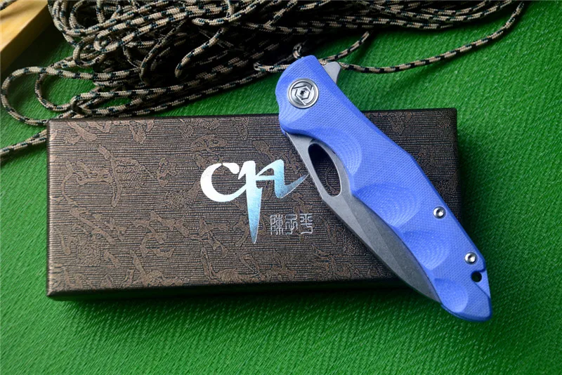 Новейший CH Nighthawk складной нож D2 лезвие черный или синий G10 ручка карманный для