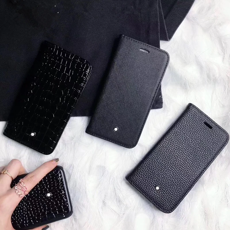 

Luxury business brand crocodile leather flip holder texture soft phone case for iphone 6 6s 7 8 plus X XR XS MAX Man woman cover