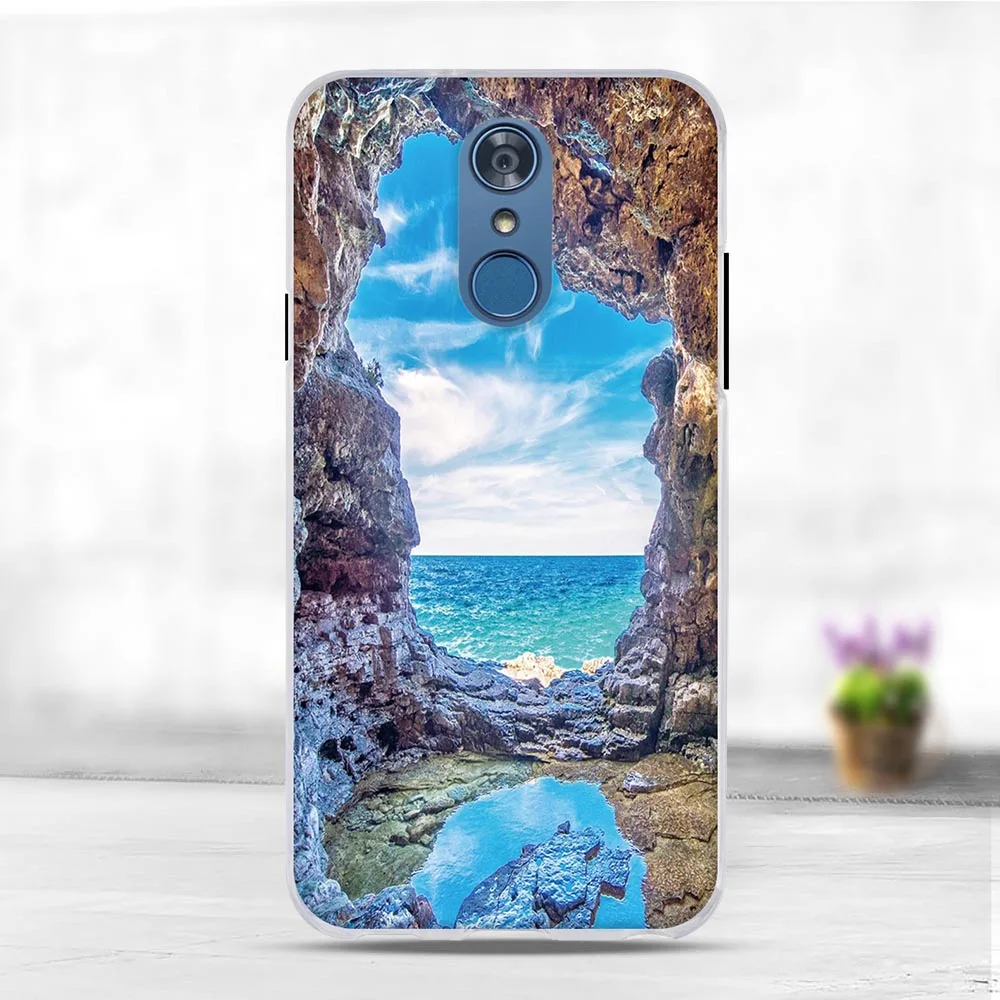 Чехол для LG Q7 Мягкий силиконовый чехол TPU чехол для LG Q7 Plus Q7+ чехол Capa для LG Q7 чехол для телефона s задняя крышка Милая роскошная сумка 5,5"