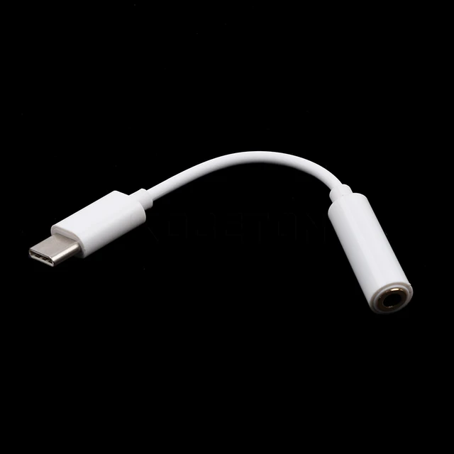 Kebidu USB C타입-AUX 헤드폰 오디오 분배기 변환기 어댑터 케이블은 고속 휴대폰 음악 액세서리로 USB3.1을 지원하며 다양한 기기와 호환됩니다.