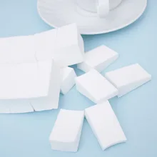 24 шт. белый треугольник макияж смешивание губок основа для макияжа Губка влажное сухое использование Puff косметика для губ комплект