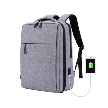 

Waterproof USB Interface Casual Backpack 13.3 14 17.3 15 15.6 Inch Laptop Backback for Xiaomi Huawei Macbook Dell Laptop Bag