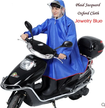 Для женщин Для мужчин обеспечивающие Безопасность Светоотражающие Велосипедное пончо с рукавами Для женщин s длинные дождевики желтый красные, синие прозрачная утолщенная большая шляпа поля - Цвет: Long Bike Raincoat 7