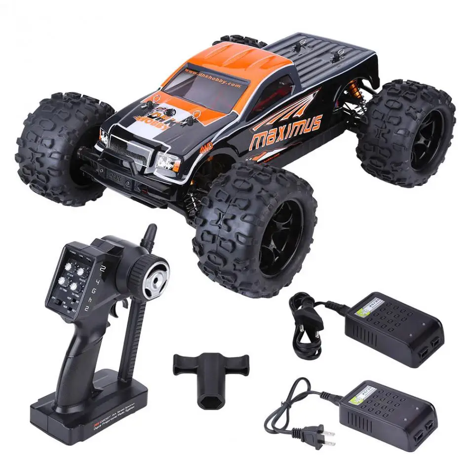 DHK 8382 1:8 2,4 GHz 120A 4WD бесщеточный монстр грузовик Дистанционное управление автомобиль электрический RC четырехколесный привод 85 км/ч Радиоуправляемый автомобиль